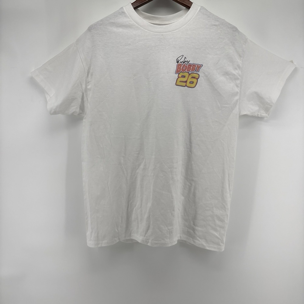Talladega Night The Ballad Of Ricky Bobby T-Shirt Men's Large White - Picture 1 of 8